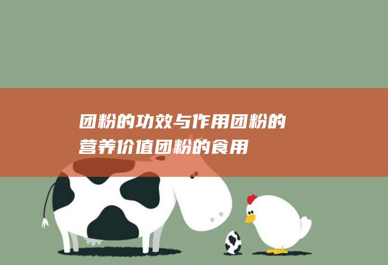 团粉的功效与作用_团粉的营养价值_团粉的食用禁忌
