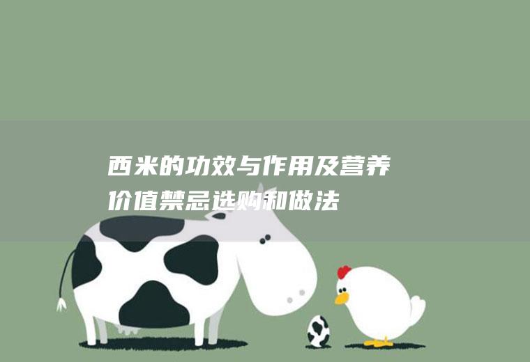 西米的功效与作用及营养价值_禁忌_选购和做法