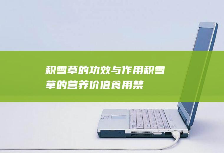 积雪草的功效与作用_积雪草的营养价值_食用禁忌_适用人群_选购技巧