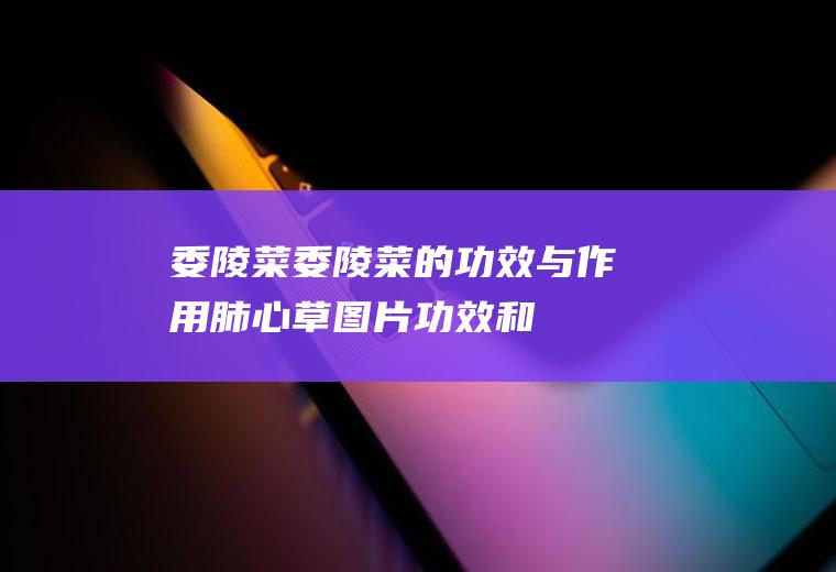 委陵菜_委陵菜的功效与作用_肺心草图片功效和作用