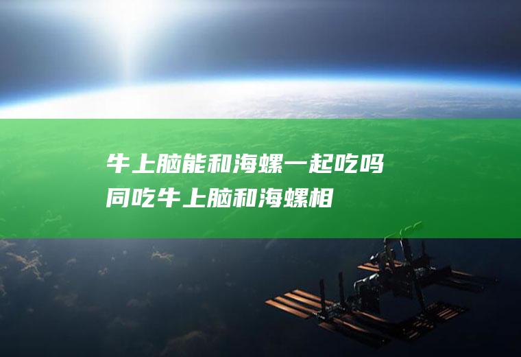 牛上脑能和海螺一起吃吗/同吃_牛上脑和海螺相克吗