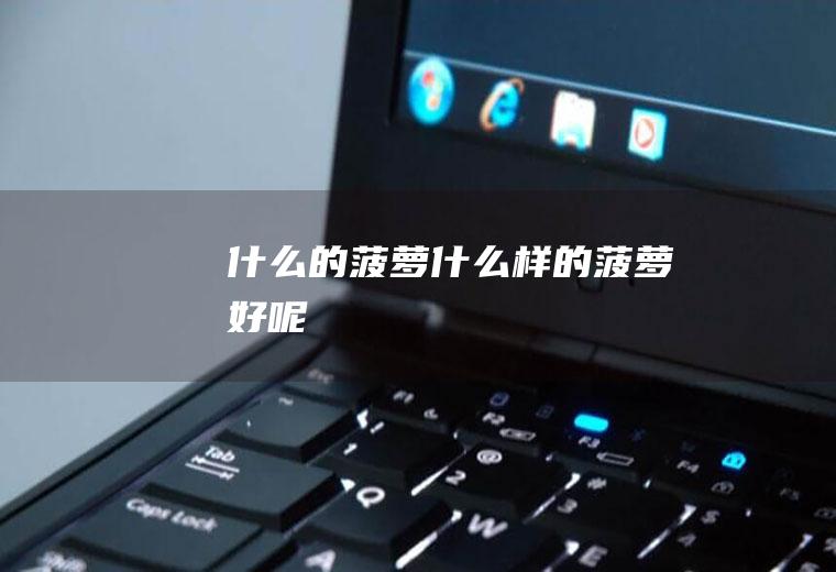 什么的菠萝_什么样的菠萝好呢