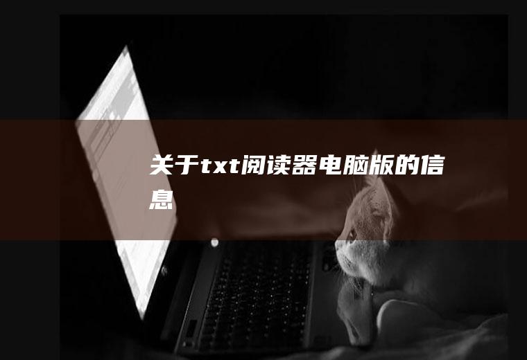 关于txt阅读器电脑版的信息