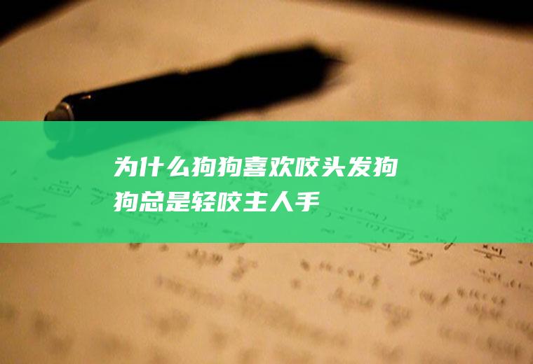 为什么咬总是轻咬主人手
