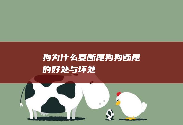 狗为什么要断尾(狗狗断尾的好处与坏处)
