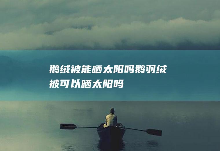鹅绒被能晒太阳吗(鹅羽绒被可以晒太阳吗)