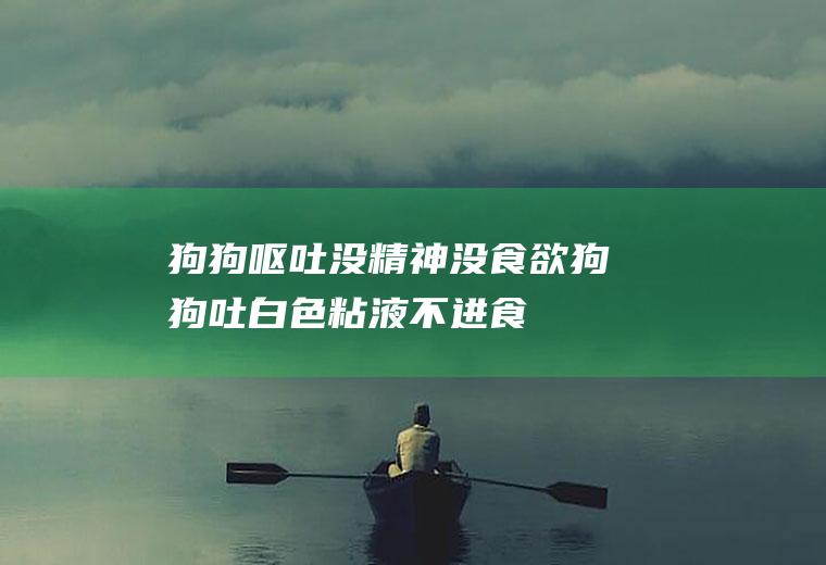 狗狗呕吐没精神没食欲(狗狗吐白色粘液不进食)