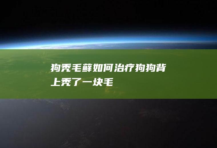 狗秃毛藓如何治疗(狗狗背上秃了一块毛)