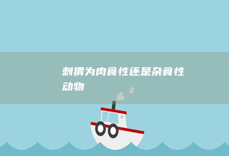 刺猬为肉食性还是杂食性动物