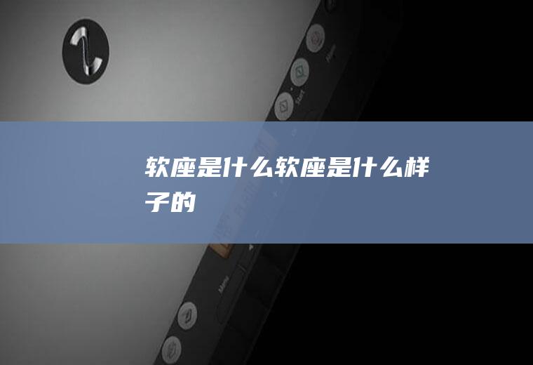 软座是什么软座是什么样子的