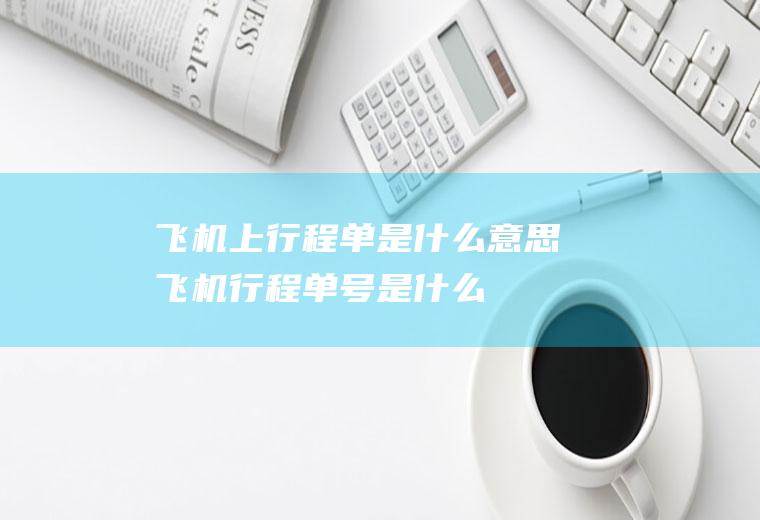 飞机上行程单是什么意思飞机行程单号是什么