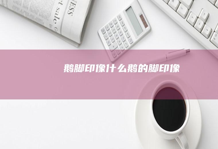 鹅脚印像什么鹅的脚印像