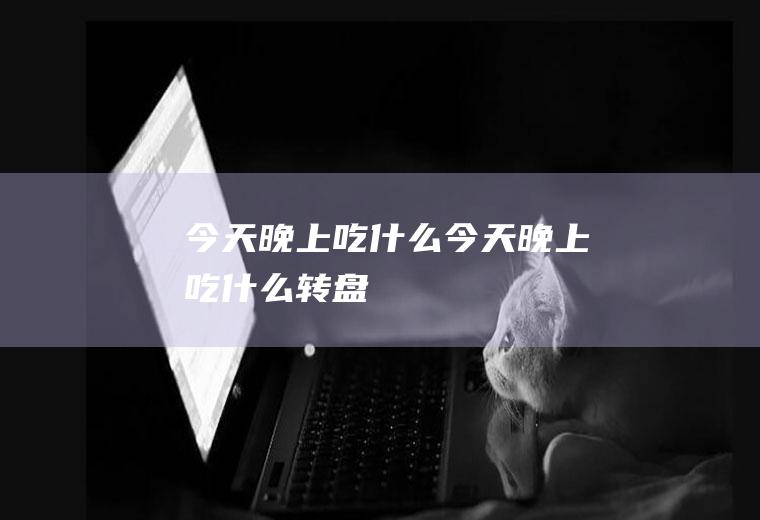 今天晚上吃什么今天晚上吃什么转盘