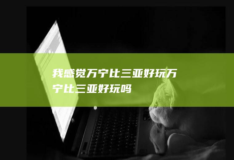我感觉万宁比三亚好玩万宁比三亚好玩吗