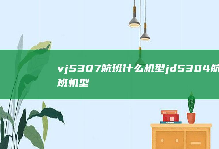 vj5307航班什么机型jd5304航班机型