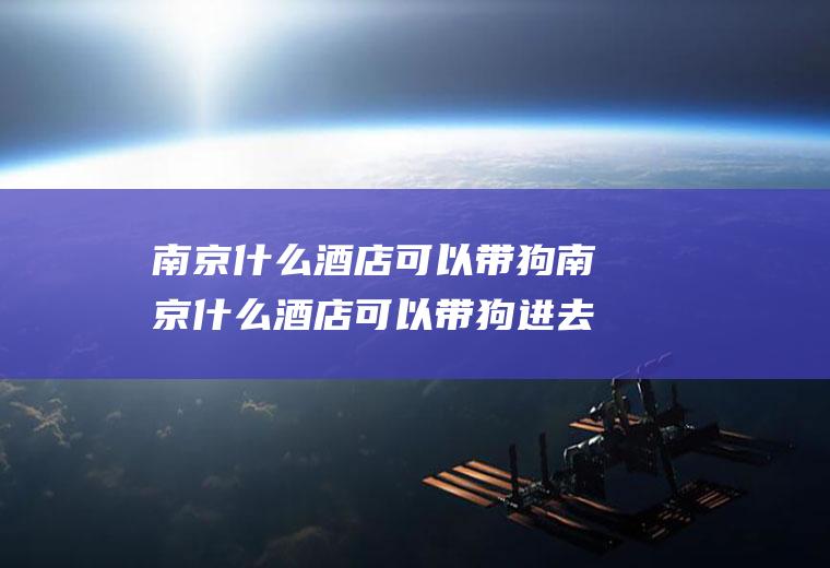 南京什么酒店可以带狗南京什么酒店可以带狗进去