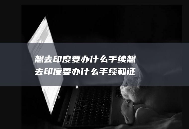 想去印度要办什么手续想去印度要办什么手续和证件