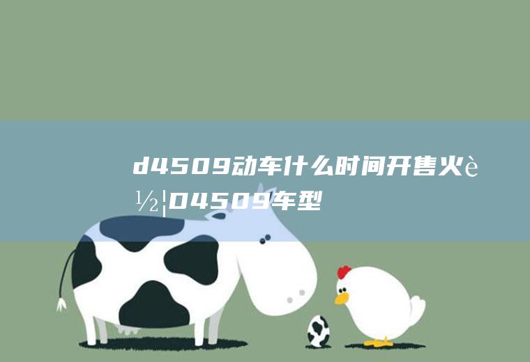 d4509动车什么时间开售火车D4509车型
