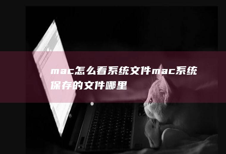 mac怎么看系统文件mac系统保存的文件哪里看