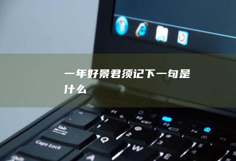 一年好景君须记下一句是什么