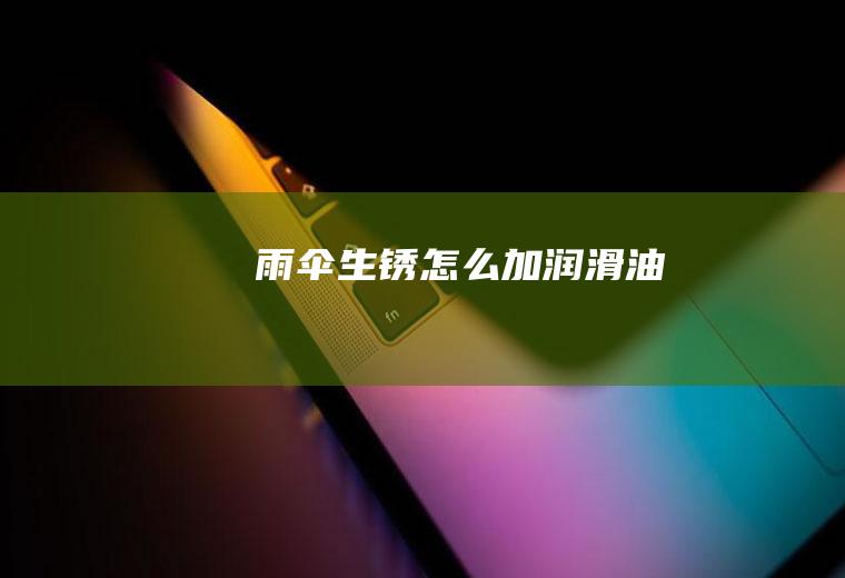 雨伞生锈怎么加润滑油