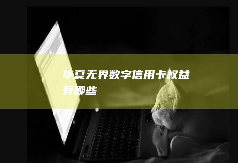 华夏无界数字信用卡权益有哪些