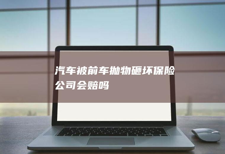 汽车被前车抛物砸坏保险公司会赔吗