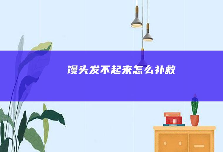 馒头发不起来怎么补救