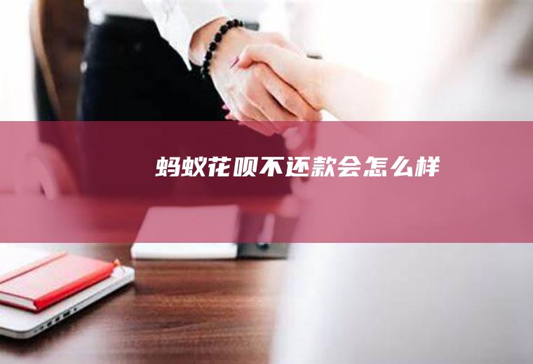 蚂蚁花呗不还款会怎么样