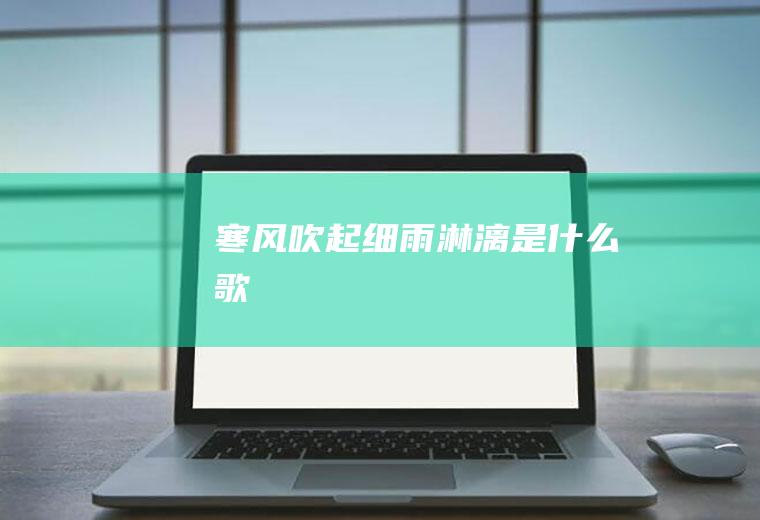 寒风吹起细雨淋漓是什么歌
