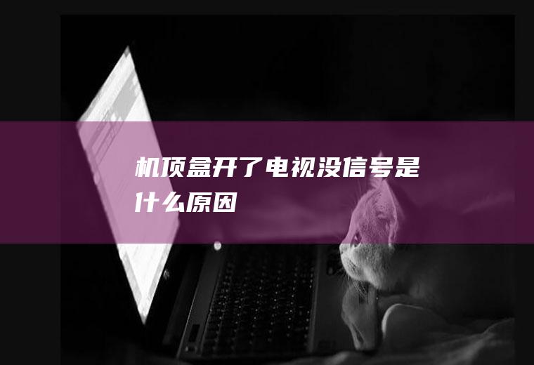 机顶盒开了电视没信号是什么原因