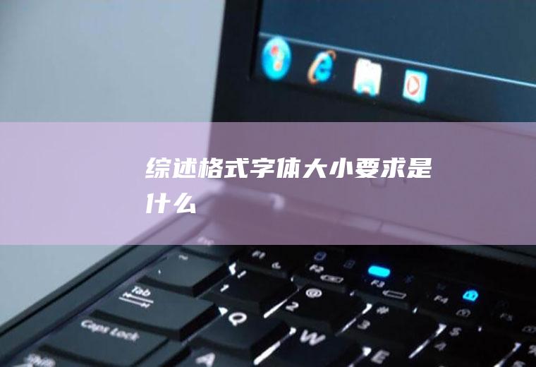 综述格式字体大小要求是什么
