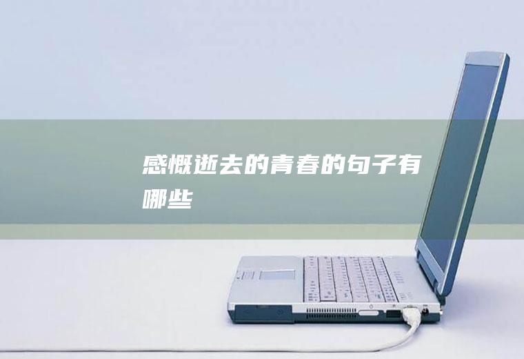 感慨逝去的青春的句子有哪些