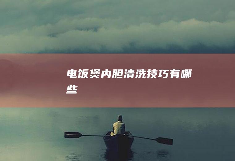清洗有哪些
