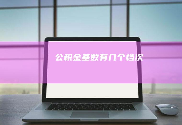 公积金基数有几个档次