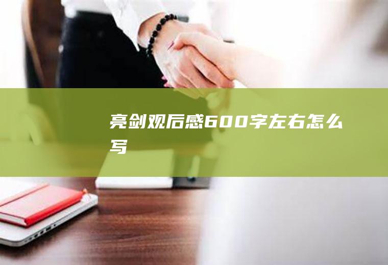 亮剑观后感600字左右怎么写