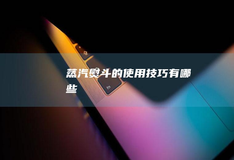 蒸汽熨斗的使用技巧有哪些