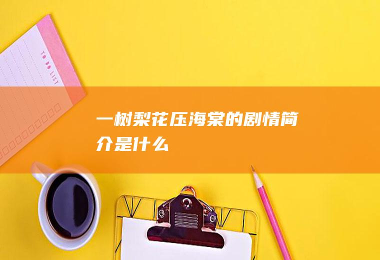 《一树梨花压海棠》的剧情简介是什么