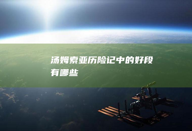 汤姆索亚历险记好段有哪些