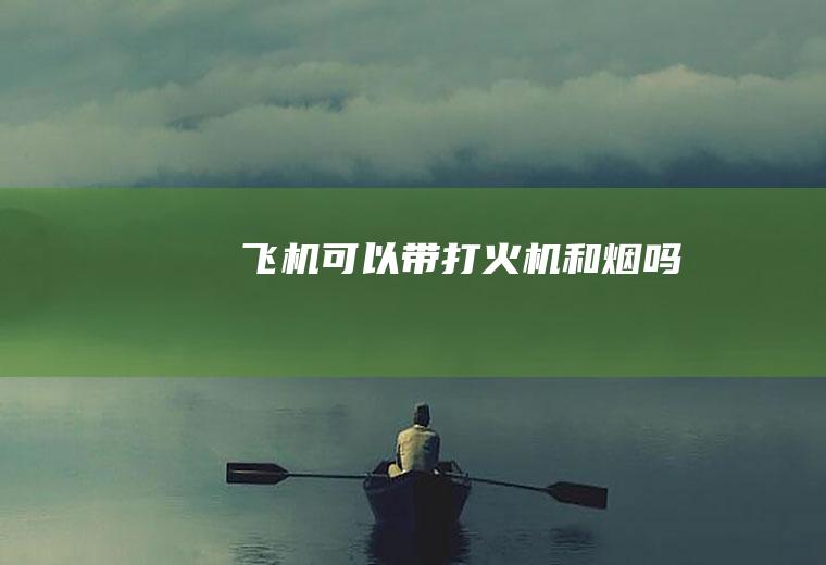 飞机可以带打火机和烟吗