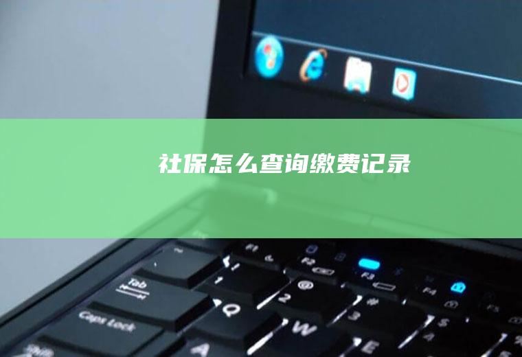 社保怎么查询缴费记录