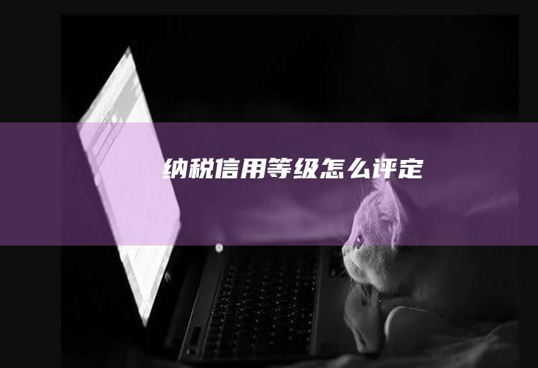 纳税信用等级怎么评定