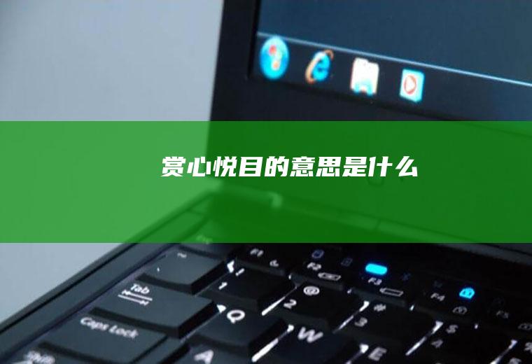 赏心悦目的意思是什么