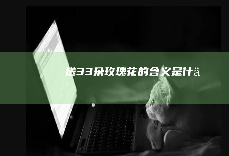 送33朵玫瑰花的含义是什么