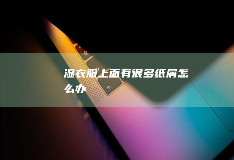 湿衣服上面有很多纸屑怎么办