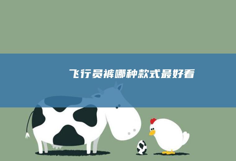 飞行员裤哪种款式最好看