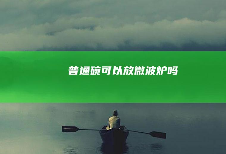 普通碗可以放吗