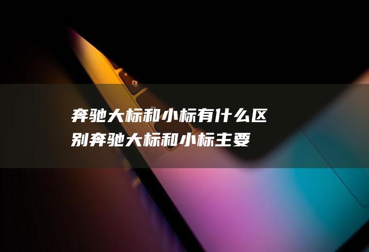 奔驰大标和小标有什么区别奔驰大标和小标主要