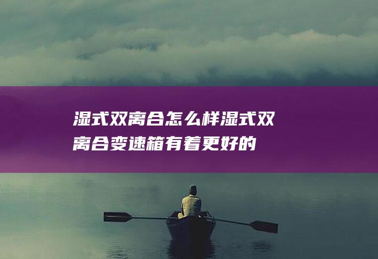 湿式双离合怎么样(湿式双离合变速箱有着更好的调节能力和优异的热熔性)