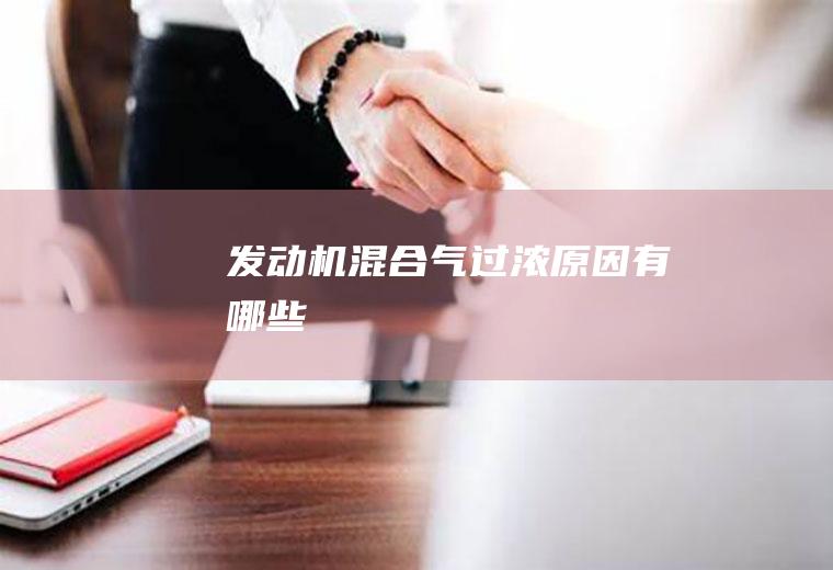发动机混合气过浓原因有哪些
